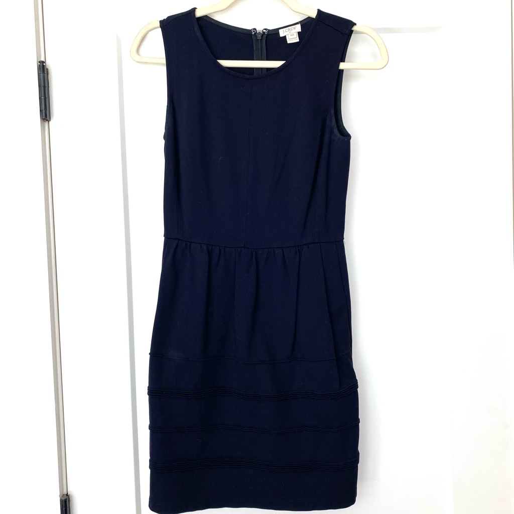 J.Crew Black Sleeveless Dress